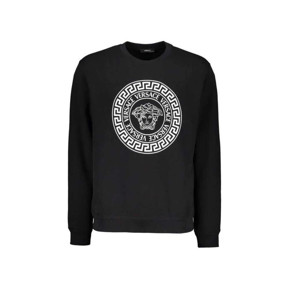 Versace Black Cotton Men's Sweatshirt